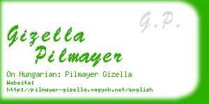 gizella pilmayer business card